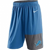 Men's Nike Detroits Lions Blue NFL Shorts FengYun